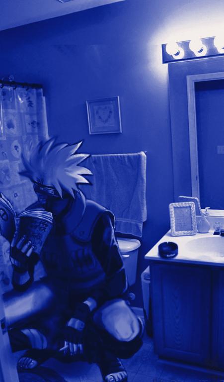 Kakashi needs privacy for reading porn